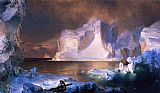 Frederic Edwin Church Famous Paintings - The Icebergs